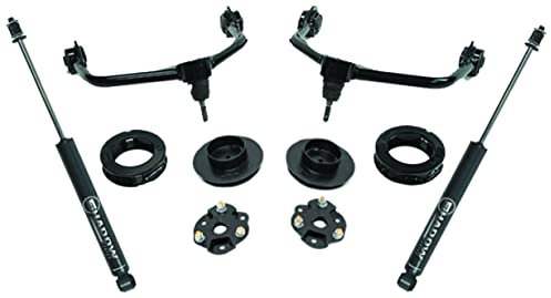 SUPERLIFT Federung 7,6 cm Lift Kit für RAM 1500 | Komplettes Lift-Kit mit Rear Shadow Series Stoßdämpfern und oberen Querlenkern | 4610 | passend für 2019–2024 RAM 1500 4WD ohne TRX/Outdoorsman/Air