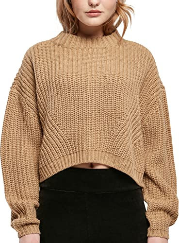 Urban Classics Damen Ladies Wide Oversize Sweater XXL unionbeige