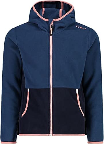 CMP - Kid G Jacket Fix Hood, Girl, Blue Ink, 176