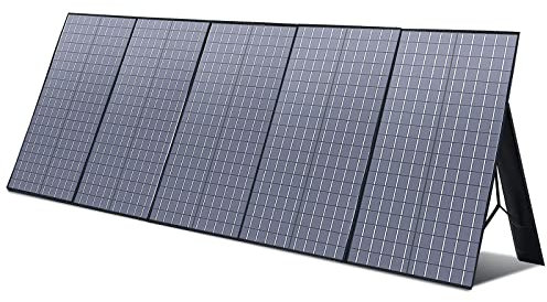ALLPOWERS Panneau Solaire Pliable 400W,Chargeur Avec Sortie Adaptateur XT60/DC,Kit de chargement pour Générateur Solaire Portable,Camping-car Jardin Balcon