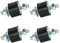 Cherbowing Bloc Silent Echappement Male Caoutchouc Goujons Amortisseur M8 30x20 mm 4 Pack Anti Vibration Isolateur Monte D’Isolation de Vibration pour Mini Split Pompes à Chaleur, Compresseurs d’air
