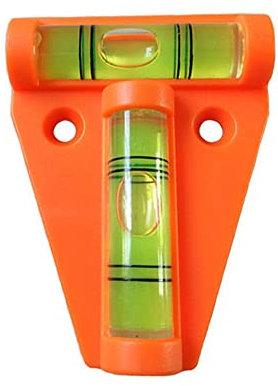 1 STÜCKE Mini-Wasserwaage RV T-Wasserwaage, Taschen-Wasserwaage 2-Wege, T-förmige Wasserwaage für Wohnwagen, Wohnmobil, Möbel, Bilderrahmen, Terrasse, Kamera, Stativ, Camping