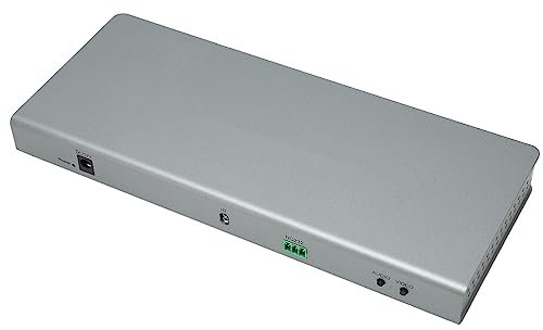 HDMI Multiviewer Switch, 8x1 Nahtloser Switcher mit 2 Schaltmodi, 8 in 1 Out Switcher für Laptops, Überwachungskameras, Spielekonsolen (EU-Stecker)