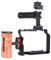 Andoer Aluminum Alloy Camera Cage Kit for Sony A7IV/A7III/A7II/A7R III/A7R II/A7S II, with Top Handle and Wooden Grip