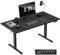 MARK ADLER Leader 7.6 Black | Höhenverstellbarer Schreibtisch Stehpult Stehschreibtisch | 160x80cm | 3 Memory-Steuerung | Touchscreen | Kabeldurchführung | Kopfhörerhaken Getränkehalter | Schwarz