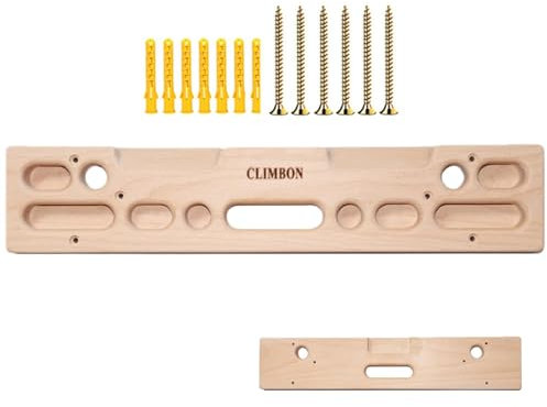 Kletter-Hangboard, Fingerfelsbrett, Hangboard-Trainingsbrett, Türmontage, Klimmzugstange, Wandklettergriff, Rahmen für drinnen und draußen, Fitnessstudio