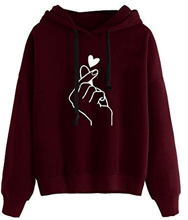 Cocila Black of Friday Angebote 2024 Drucker Hoodie Damen Farbe Camel Kapuzenpullover Damen Lila Blaues Sweatshirt Damen Alpaka Damen Pullover Pullover Frauen Oversized Mein Warenkorb Anzeigen