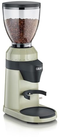 GRAEF EliteGrindX Coffee Grinder CM8007Electric with 40 Settings and LED Display, Pistachio