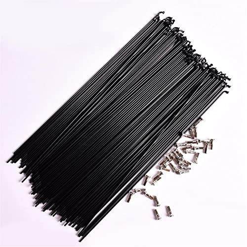 USZHAOGJING 12 Stück Speichen Mountainbike Rennrad Edelstahl hohe Festigkeit 269 mm 271 mm 273 mm 259 mm 257 mm 261 mm mit kostenloser Kappe (271 cm)