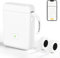 Etikettendrucker, GuKKK Mini Bluetooth Selbstklebendes Etikettiergerät, Tragbarer Beschriftungsgerät Selbstklebend, Labeldrucker Mini Label Printer für Zuhause Büro,Kompatibel für Android & iOS-System