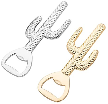 OFFSCH 2 Stück Kaktus Flaschenöffner Kreative Kaktus Korkenzieher Party Werkzeug