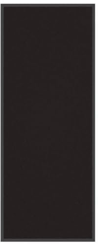 vidaXL Fußmatte Schwarz 60x150 cm, Schmutzfangmatte, Sauberlaufmatte, Haustürmatte, Türmatte, Matte, Willkommensmatte, Outdoor-Türmatte