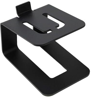 Soportes de monitor de estudio de acero al carbono - Soporte de altavoz de estante engrosado, soporte de audio de mesa resistente | Soporte de altavoz compacto y que ahorra espacio para el hogar