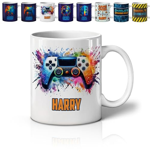 Personalised Gamer Mug – 11oz Custom Gaming Mug | Perfect for Gamers and Streamers | Console & PC Designs | Controller 3