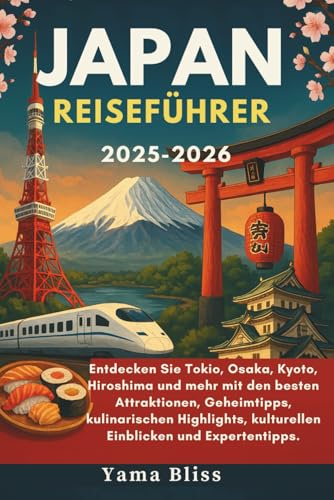 JAPAN REISEFÜHRER 2025-2026: Entdecken Sie Tokio, Osaka, Kyoto, Hiroshima und mehr mit den besten Attraktionen, Geheimtipps, kulinarischen Highlights, kulturellen Einblicken und Expertentipps.