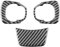 yangwu66 Adatto for Fiat 500L 2014-2017 Coprivolante for auto Adesivo Accessori interni