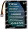 Long-Endurance 1500mAh Battery Compatible for ASUS ROG Strix Impact II,0-Cycle Li-ion Polymer,Replacement Gaming Mouse Battery with Tool Kits