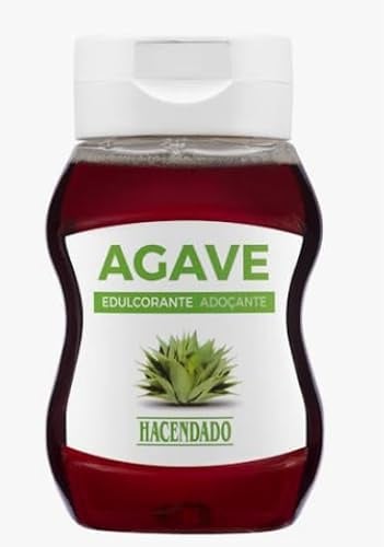 Agave Sirup, 100% Natürlich, 350ml Flasche, Edulcorante Adocante Pack de 4 total 1400g