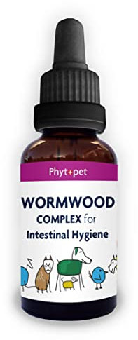 Phytopet Wormwood Complex, All Natural Pet Remedy Intestinal Hygiene, Health and Wellbeing, Herbal Supplements for Dogs and Cats, 30ml - 100% Herbal Phytopet Pet Supplies