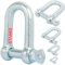 Seilwerk STANKE 10x Grillete de acero galvanizado 5mm