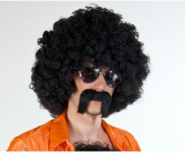 Zuhälter Bart, schwarz