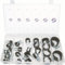 28 x Universal Rohrschellen-Sortiment/Leitungsschelle/Schlauchschelle/Kabelschelle gummiert 10, 13, 16, 19, 27 und 35 mm