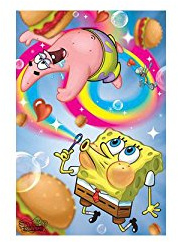 Spongebob Regenbogenspaß Poster. Offiziell lizenziert