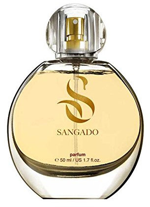 SANGADO Engelsgenuss, Parfüm für Damen, 8-10 Stunden Langanhaltend, Luxuriös duftend, Orientalisches Vanille, Zarte französische Essenszen, Extra-konzentriert (Parfüm), Sinnlich, 50ml