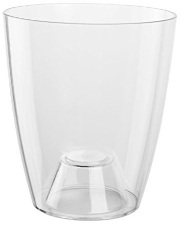 Cache-pot à orchidée Ornella transparent 13 cm transparent