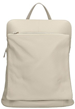Chicca Borse Borsa Zaino Donna in Pelle Made in Italy 29x37x11 Cm