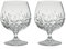 Set of 2 Dorchester Brandy Glasses Fully Cut