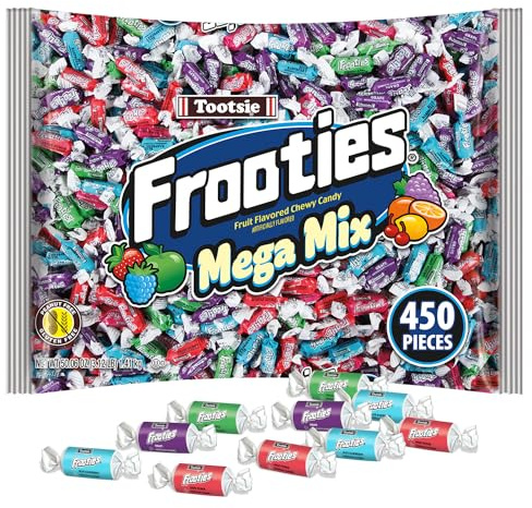 Frooties Mega Mix Sortierte Fruchtgeschmack Chewy Candy 450 Stück / 1,4 l Beutel