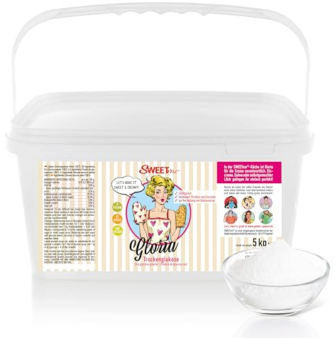 SWEET ME Gloria - Glucose Pulver Trockenglukose Likörzucker Eiscreme 5kg
