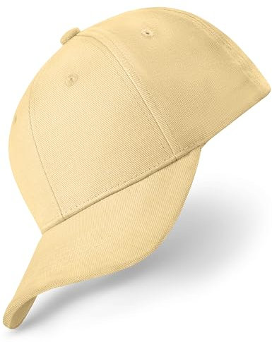 REEFLESS® Baseball Cap Herren Damen Basecap - verstellbare Kappe - Caps für Männer Frauen (beige)