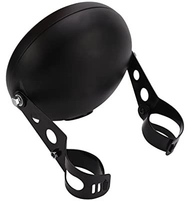 Support de Coque de Phare de Moto 丨 Coque de Boîtier de Phare de Moto 丨 Boîtier de Phare de Moto 7 Pouces Support de Seau Universel pour Phare LED Tubes de Fourche 38‑51 Mm Sièges et Accessoires