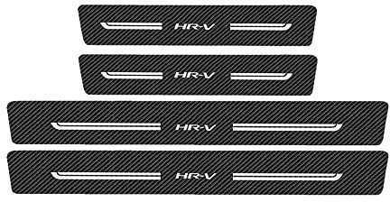 Leenax Enterprises 4 Stück Carbon EinstiegsleistenSchutz Aufkleber,für Honda HR-V HRV 2016 2017 2018 2019 2020 2021 Kratzfest rutschfeste Anti-Kratz Styling SzubehöR