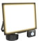 RIGIDON 100W Focos Led con Sensor Movimiento, 10000LM Proyector LED Exterior, IP66 Impermeable Foco LED Detector, 3000K Blanco Caldo Iluminación de Seguridad para Garaje Patio Jardín Terraza