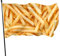 Flagge 90X150cm Pommes Frites Gartenflaggen Witterungsbeständiges Hanging Flag Mit Metall-Ösen Garten Fahnen Für Draußen Home Drinnen