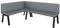 FURNISTAR Eckbank Akiko Metal A - Eckbankgruppe für Ihrem Esszimmer, Küche modern, Sitzecke, Essecke. Perfekt für Küche, Büro und Rezeption. Solide und Starke Verarbeitung. (142x196-Links-Soft29)