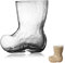 DECHOUS Stiefel Weinglas Große Glastasse Bierbehälter Glas Kaffeetassen Stiefelform Tasse Transparente Glastasse Bierstiefel Glas Wasserbecher Stiefelglas Transparentes Weinglas