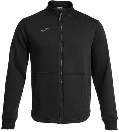 Joma - Herren-Sweatshirt - Komfort - Reißverschluss, Schwarz, M