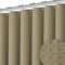 PANGSINNE Rideau de douche taupe texturé gaufré, 256 g/m² en tissu lesté robuste de qualité hôtelière, rideau de salle de bain en polyester hydrofuge avec 12 crochets, 183 x 198 cm (l x H)