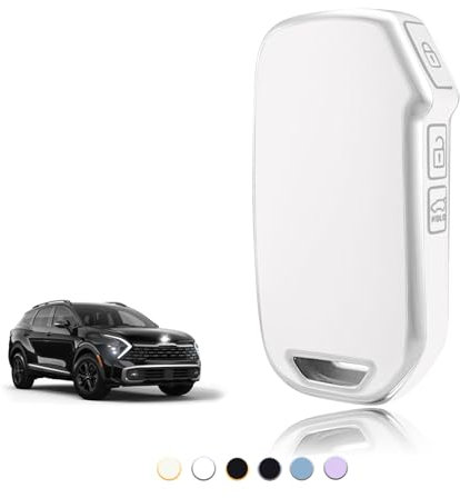 TOOMUME Schlüsselhülle TPU, Autoschlüssel Hülle Passt für Kia Sportage Ceed XCeed Proceed Sorento Tonic NIRO Rio Stinger Seltos Soul K3 K5 K8, Schlüsselcover Schutz Schlüsselgehäuse - Smart Key