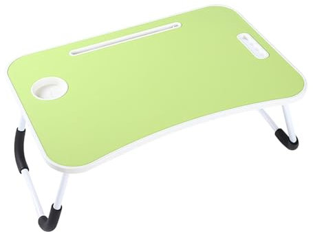 Laptop Bed Tray Table, Laptop Bed Table - Foldable Bed Tray for Breakfast, Non-Slip Laptop Stand, Reading Stand,