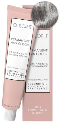 COLOR.IT by BM - Permanente Haarfarbe in Salonqualität, 100ml (10.11 Hell Lichtblond Asch Intensiv, 1er Pack)