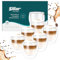 Sillar Lot de 6 Verres à Café à Double Paroi en Verre Borosilicate 250 ml, Grands Verres Thermiques à Double Paroi, Verres à Latte Macchiato, Verres à Cappuccino,Verre à Café