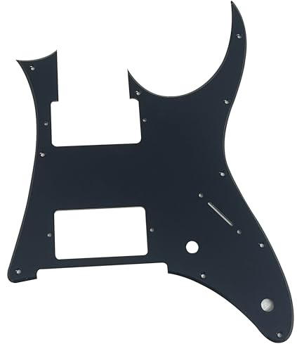 Für Ibanez RG 350 DX HH Humbuck Style Gitarre Pickguard Teile (1-lagiges Acryl, schwarz)