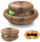 Gofady Rascador para Gatos Magic Organ - Cama Plegable y Rascador de Cartón Corrugado con Bola Campana - Juguete Interactivo Rascadores para Gatos Multiforma - para Hogares con Múltiples Gatos