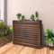 Panneaux de clôture en bois pour extérieur - 85 x 35 x 75 cm