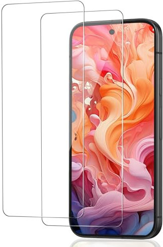 ICESPRING 2 Stück für Panzerglas für Google Pixel 9 Schutzfolie, Fingerabdruck-ID Panzerfolie für Google 9 Folie, 9H Härte Schutzglas für Pixel 9 Panzer Schutz Glas